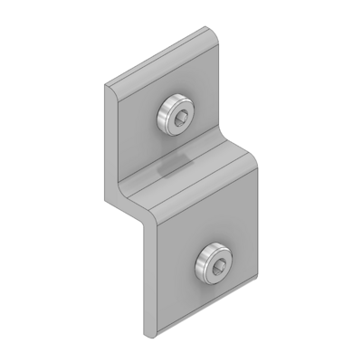 64-030-1 MODULAR SOLUTIONS PANEL CLAMP WIRE MESH PANEL HOLDER SIZE 45 W/ HARDWARE
